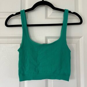 Zara Green Cropped Top